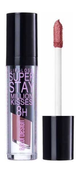 BelorDesign Super Stay Million Kisses 8H Lip Gloss Суперстойкий кремовый блеск для губ | 223 Розовый нюд