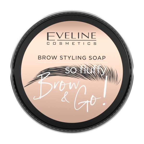Eveline Brow & Go! Brow Styling Soap&nbsp;Прозрачное мыло для укладки бровей