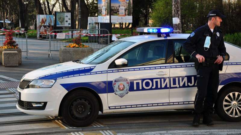 На акцию протеста в Белграде вышли около 29 тысяч человек